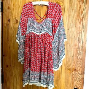 Free People cowgirl mini dress